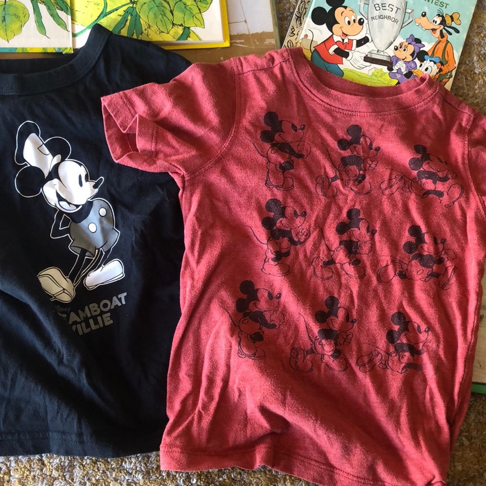 Disney Mickey Mouse T-shirt bundle lot, Uniqlo Steamboat Willie / vintage Mickey